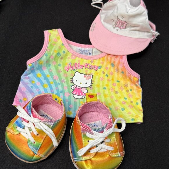 lot of Build a Bear clothses/sneakers cap Hello Kitty +more - Picture 2 of 12